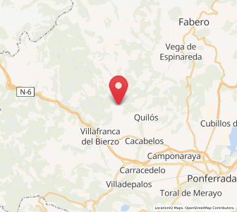 Map of Pobladura de Somoza, Castille and León