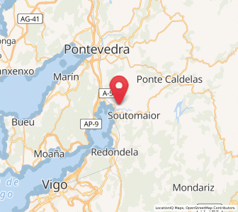 Map of Pontesampaio, Galicia