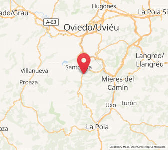Map of Porrimán, Asturias