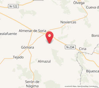 Map of Portillo de Soria, Castille and León
