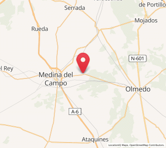 Map of Pozal de Gallinas, Castille and León