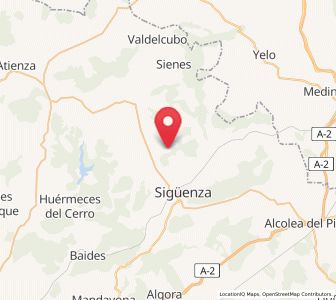 Map of Pozancos, Castille-La Mancha