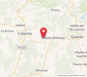 Map of Prado de la Guzpeña, Castille and León