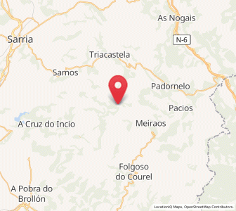 Map of Praducelo, Galicia