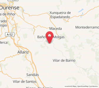 Map of Presqueira, Galicia