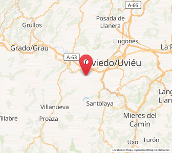 Map of Priorio, Asturias