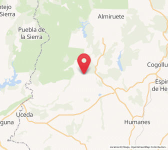 Map of Puebla de Vallés, Castille-La Mancha