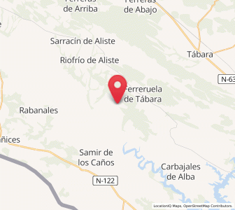 Map of Puercas, Castille and León