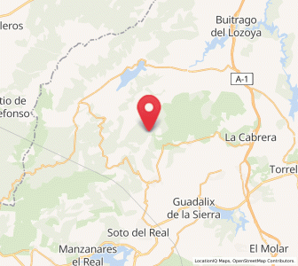 Map of Puerto de Canencia, Madrid