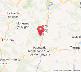 Map of Puifel, Aragon