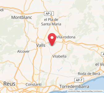Map of Puigpelat, Catalonia