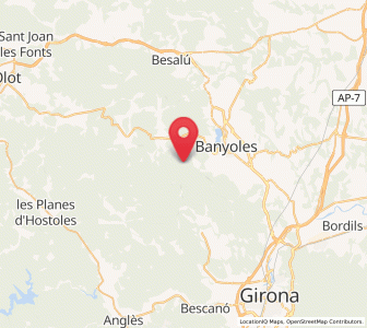Map of Pujarnol, Catalonia
