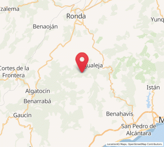 Map of Pujerra, Andalusia