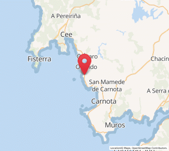 Map of Quilmas, Galicia