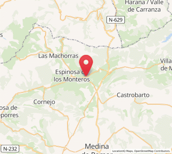 Map of Quintana de los Prados, Castille and León