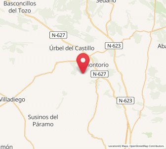 Map of Quintanilla-Pedro Abarca, Castille and León