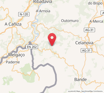 Map of Quintela de Leirado, Galicia