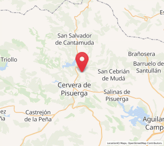 Map of Rabanal de los Caballeros, Castille and León