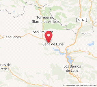 Map of Rabanal, Castille and León