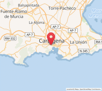 Map of Rambla de Benipila, Murcia