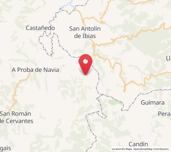 Map of Rao, Galicia