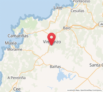 Map of Rasamonde, Galicia