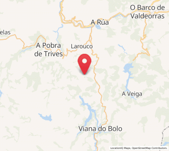 Map of Rebodepó, Galicia