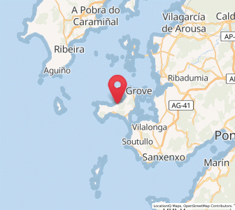 Map of Reboredo, Galicia