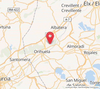 Map of Redován, Valencia