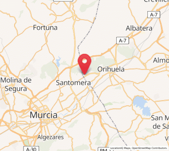 Map of Reiguero de Poniente, Valencia
