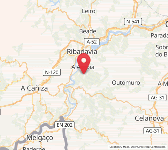 Map of Remoiño, Galicia