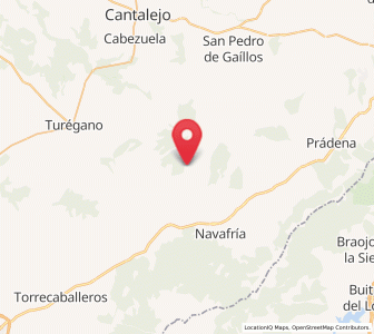 Map of Requijada, Castille and León