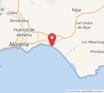 Map of Retamar, Andalusia