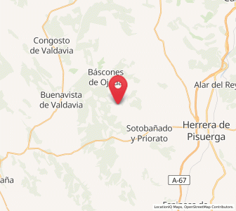 Map of Revilla de Collazos, Castille and León