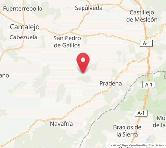 Map of Revilla, Castille and León