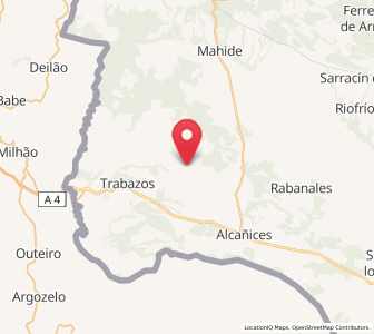 Map of Ribas, Castille and León