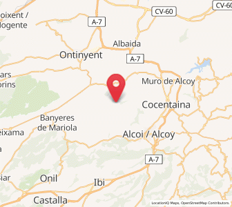 Map of Rincón del Cerezo, Valencia