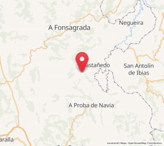 Map of Río de Bangos, Galicia