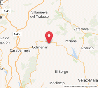Map of Ríogordo, Andalusia