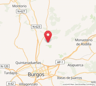 Map of Ríoseras, Castille and León