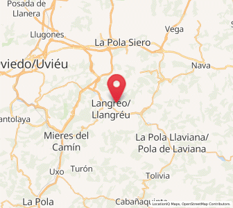 Map of Riparape, Asturias