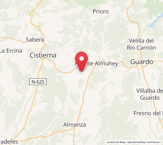 Map of Robledo de la Guzpeña, Castille and León