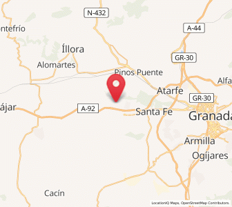 Map of Romilla, Andalusia
