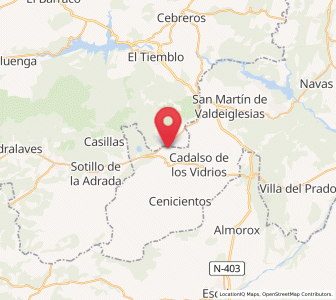 Map of Rozas de Puerto Real, Madrid