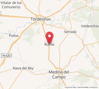 Map of Rueda, Castille and León