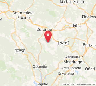 Map of Sagasta, Basque Country