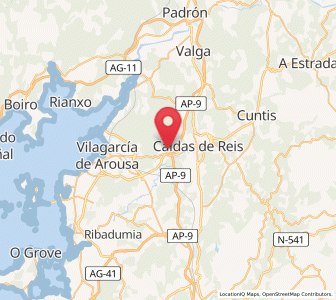 Map of Saiar, Galicia