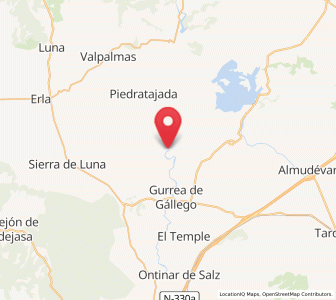 Map of Salto del Lobo, Aragon