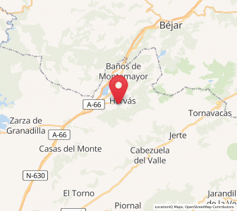 Map of San Andrés, Extremadura