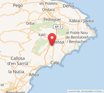 Map of San Antonio, Valencia